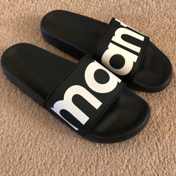 Isabel Marant Black Howee Rubber Pool Slides New - Picture 1 of 6